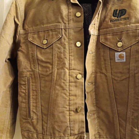 Vintage Carhartt Blanket Lined Duck Jacket J38BRN Size 40 USA  Brown Chore Coat - Picture 7 of 15